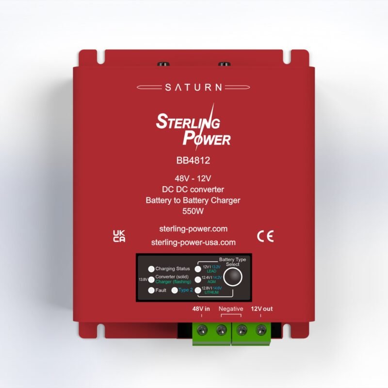 Saturn 48V to 12V Converter / Charger 550W | BB4812