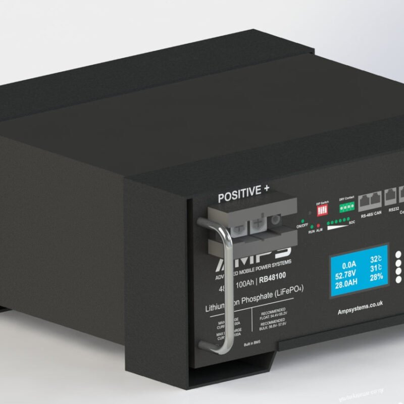 RB48100 | RB48150 - 48V 100Ah or 150Ah Stack / RACK Batteries 16S 5.12kWh | 7.68kWh
