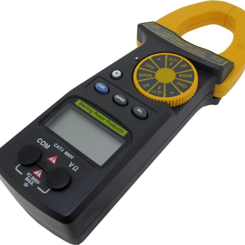DC + AC Clamp Ammeter and Voltmeter.