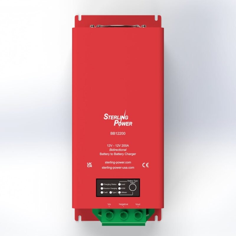 BB12200 - 12V to 12V 200A Battery to Battery Charger w/ reverse charging feature (Jump Start Assistance)