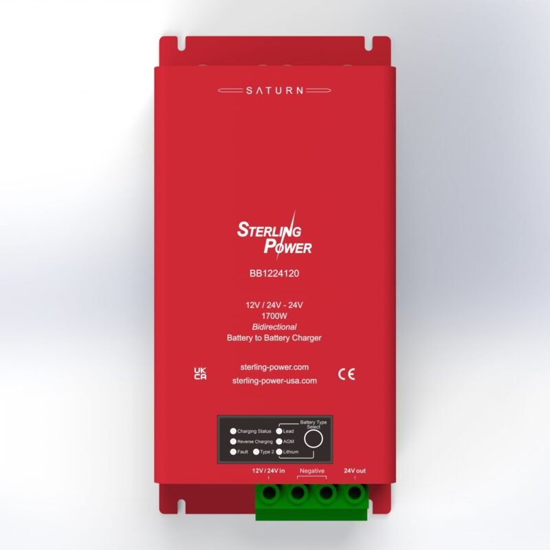 12V|24V to 24V 120A input | 60A output Battery to Battery Charger w/ reverse charging feature