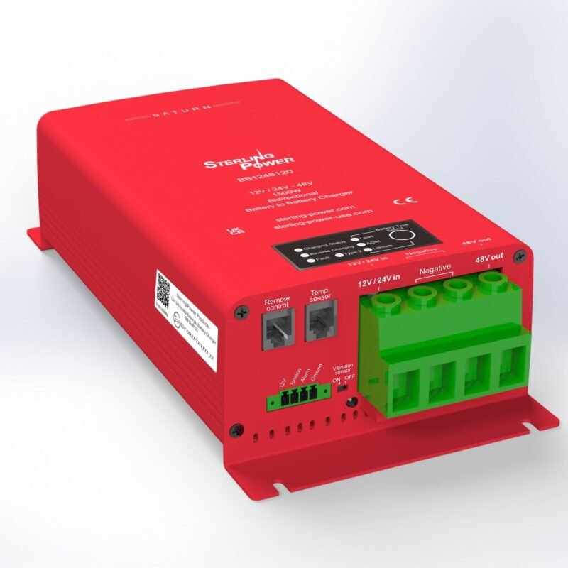 48V to 48V Battery to Battery Charger w/ reverse charging feature + Jump Start Assistance