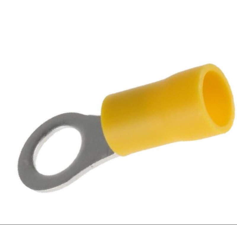 Ring Terminals Yellow 4.0- 6.0mm2 12-10 gauge multipacks